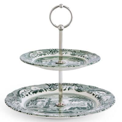 Green Italian Cake Stand