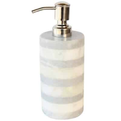 Green & White Marble Soap Dispenser