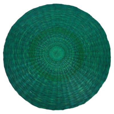 Emerald Green Raffia Placemat