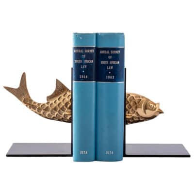 Brass Fish Bookends