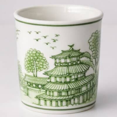 Green Delft Holder